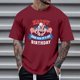 thumbnail image 1 of Tops para hombre, blusas y camisas de cuello redondo y manga corta para hombre, tops casuales de cuello redondo y manga corta con estampados especiales para hombre., 1 of 5