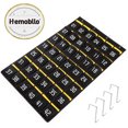 thumbnail image 3 of Numbered Classroom Cell Phone Holder Calculator Storage Organizer Over Door Hanging School Pocket Chart with 42 Pockets, 3 of 8