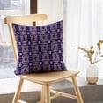 thumbnail image 5 of LALILO Throw Pillow Covers Pencil Ethnic With Navy Blue And Cream Cushion Cover 18" x 18", 3908 Pack, 5 of 6