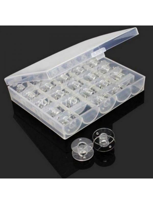 Clear Sewing Machine Bobbins Spool Plastic Case For Brother Janome Singer 4.8" Clear Sewing Machine Bobbins Spool Plastic Case For Brother Janome Singer 4.8"