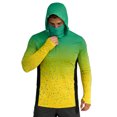thumbnail image 2 of XINPING Men's UPF 50+ Sun Protective Hooded Jacket,Print Summer Lightweight Breathable Casual Pullover, UV Protection Quick Dry Tops, 2 of 4