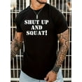 thumbnail image 1 of T-Shirt Graphique Amusant et Humoristique pour Hommes - T-Shirt Col Rond Décontracté, Polyester Respirant, Parfait pour le Printemps et l'Été, 1 of 4