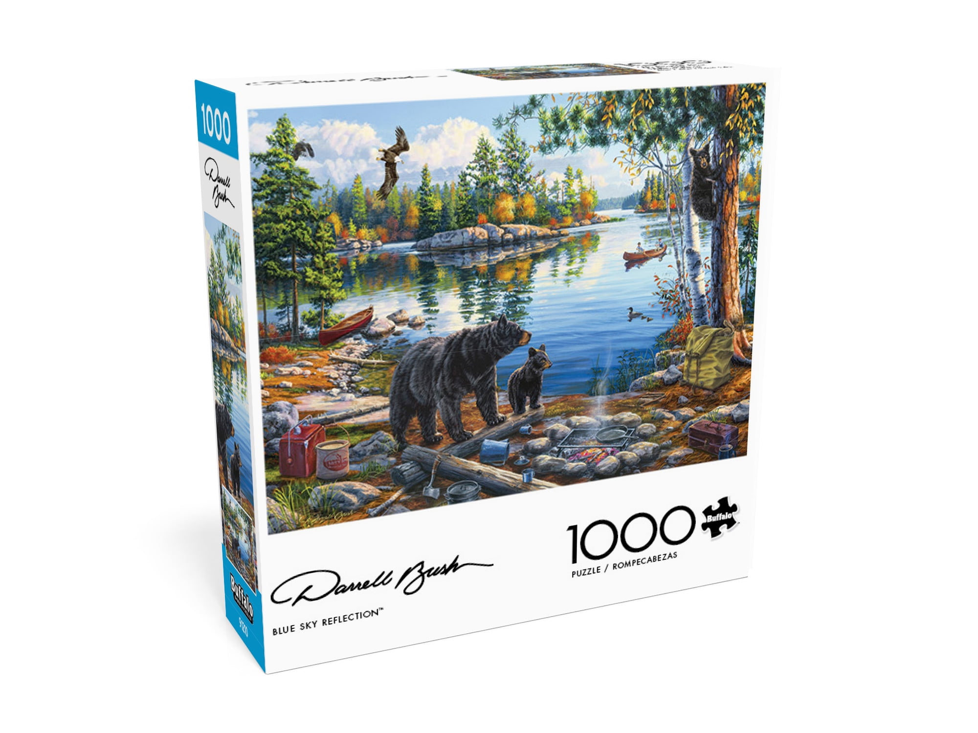 Buffalo Games 1000-Piece Darrell Bush Blue Sky Reflection Jigsaw Puzzle