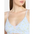 thumbnail image 4 of No Boundaries Cotton Pointelle Bralette and Thong Set, 2-Piece, Sizes XS-XXXL, 4 of 5