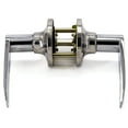 thumbnail image 4 of Villar Home Designs Door Lever Lara Chrome Passage 8 Pack, 4 of 8