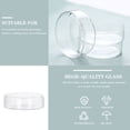 thumbnail image 5 of GOOHOCHY Transparent Glass Dessert Plates for Home Use Salad Trays with Unique Appearance 2 Pieces, 5 of 9