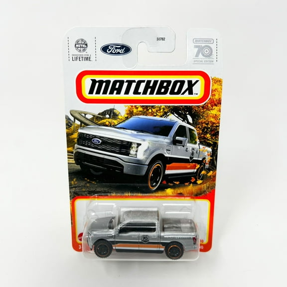Matchbox 2022 Ford F-150 Lightning Gray Tuck