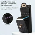 thumbnail image 4 of Phone Case for Samsung Galaxy S20 Plus S20+ 5G Wallet Cover with Credit Card Holder Crossbody Strap Long Lanyard Leather Cell Accessories S20+5G S20plus 20S + S2O S 20 20+ G5 Women Girls Black, 4 of 15