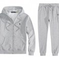 thumbnail image 5 of Men's Embroidered Polo Hoodie Set with Fleece Jacket and Cardigan, 5 of 5