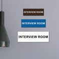 thumbnail image 2 of Basic Interview Room Sign (Black /Gold) - Small, 2 of 5