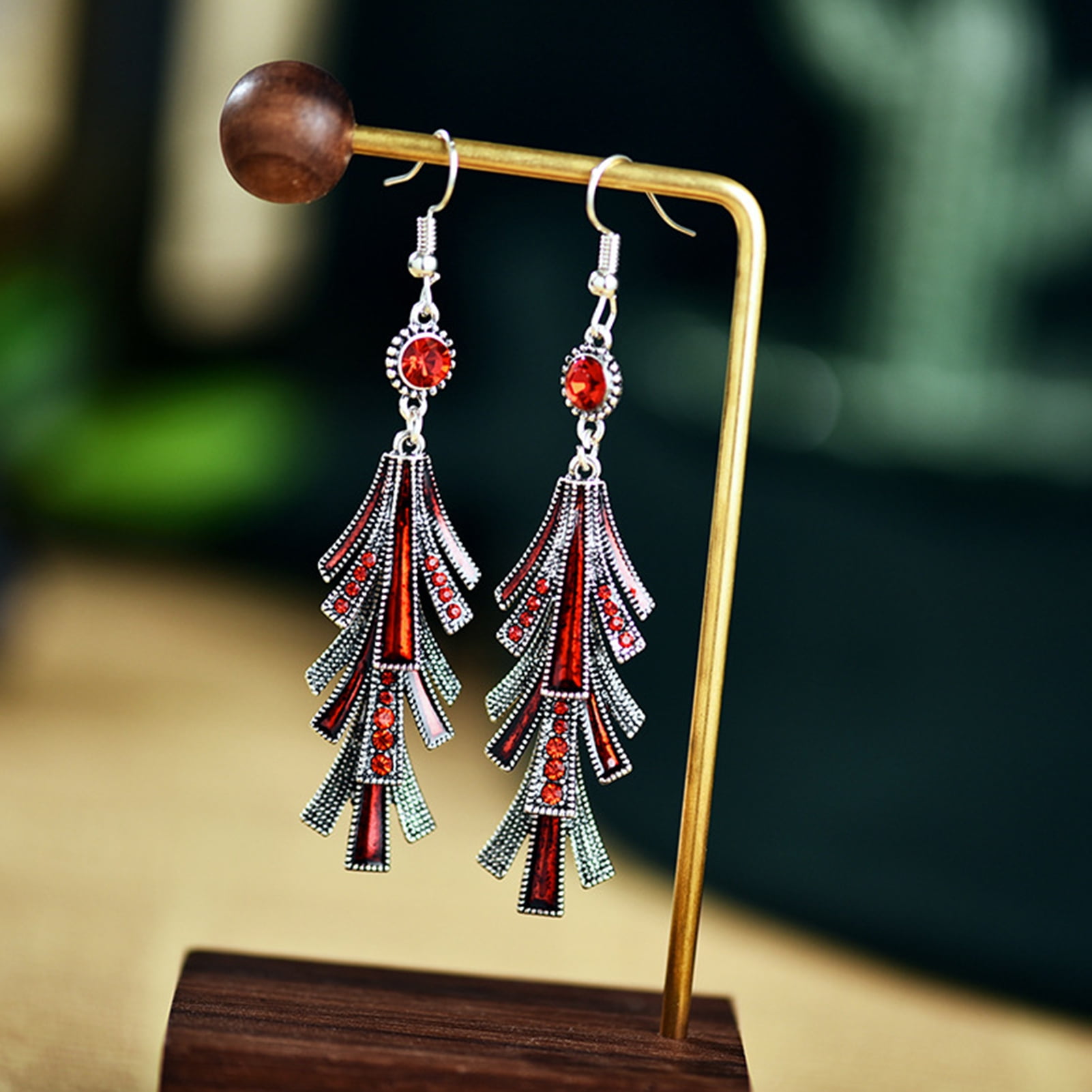 Fashion Dangle Leaf Earrings Crystal Rhinestone Leaves Dangle - Etsy in  2023 | Fancy jewellery, Fashion jewelry, Fashion earrings