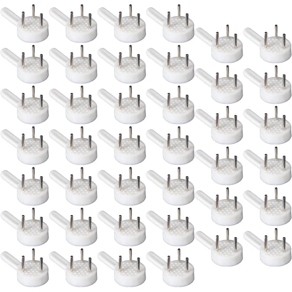 40 Pcs Non-Trace Picture Hooks for Concrete Walls Picture Hanging Kit for Frames and Photos