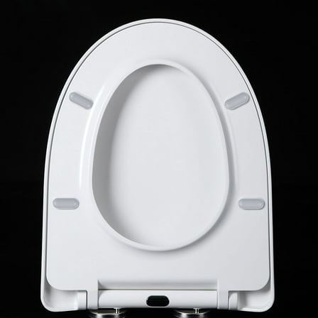 ULTNICE Toilet Seat Bumpers Grey 8Pcs 1.8x0.8x0.4In