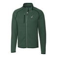 thumbnail image 2 of Men's Cutter & Buck Heather Green Portland State Vikings Mainsail Sweater-Knit Full-Zip Jacket, 2 of 3