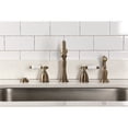 thumbnail image 5 of Kingston Brass KB1798BPLBS 8 x 16 in. Widespread Kitchen Faucet with Brass Sprayer, Satin Nickel, 5 of 7