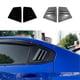 thumbnail image 2 of Car Rear Triangular Window Louvers Shutters Blinds Cover Trim for VA 2014-2021 Carbon Fiber, 2 of 5