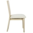 thumbnail image 6 of Safavieh Kieran Modern Wood Dining Side Chairs, Cream / Ivory, 6 of 8