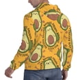thumbnail image 6 of Salouo Avocado Dog Pattern Men's Fall Hoodie Sweatshirt,Sport Hoodie with Pockets for Men Pullover Casual Hooded Sweatshirt-4X-Large, 6 of 7