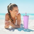 thumbnail image 5 of Zak Designs 30 oz. Travel Straw Tumbler Alfalfa Vacuum Insulated Stainless Steel with Silicone Straw and Splash-Proof Lid for Cold Drinks, 5 of 6