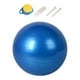 thumbnail image 4 of Pelota de ejercicio Pilates Entrenamiento con pelota Mujeres Hombres Inflador incluido Soporte para la espalda azul 55cm, 4 of 9