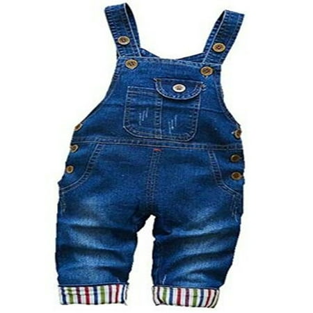 

Baby Little Boys/Girls Denim Bib Overalls Toddler Suspender Jeans Pants