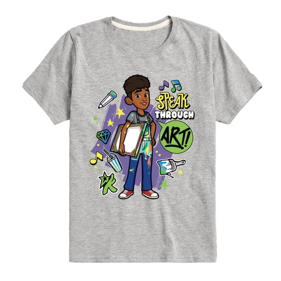 Karma's World - Speak Through Art Winston - Toddler And Youth Short Sleeve Graphic T-Shirt