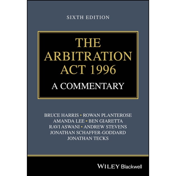 The Arbitration Act 1996, (Paperback)
