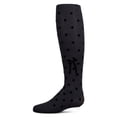thumbnail image 3 of MeMoi Girls Opaque Polka Dot Bow-Trimmed Flocked Tights - Girls - Female, 4-6, Winter White, 3 of 11