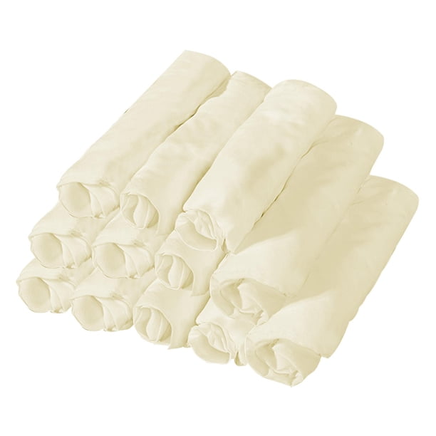 12 Piezas Fundas para Cuna Strade Fareast Limited Fundas para Reposacabezas Engrosadas Beige