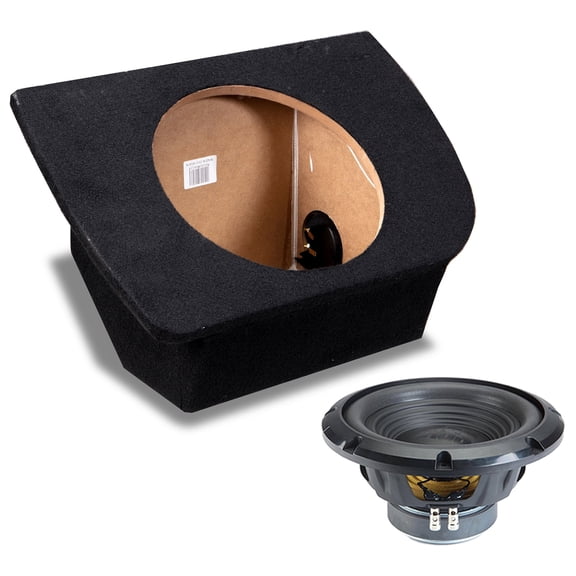 Alpine fits 90-05 Mazda MX-5 Miata Sealed Single 10" W10S4 Loaded Subwoofer Sub Box Enclosure 250W RMS 4 Ohm