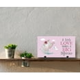 thumbnail image 2 of LifeSong Milestones Baptism Girls Nursery Blessing Sign Decor Wall Plaque 8.5x16 - A Little Love (Pink), 2 of 2