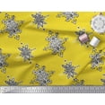 thumbnail image 3 of Soimoi Cotton Duck Fabric Floral Block Print Sewing Fabric Yard 56 Inch Wide, 3 of 3