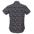 thumbnail image 2 of Camisa Casual Negro Yakuza Kanda Letras, 2 of 3