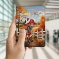thumbnail image 4 of Thanksgiving Cane Corso Pilgrim Grateful, Thankful, Blessed Fall Welcome Travel Passport Wallet Italian Mastiff Dog Lover Gifts Idea PU Leather Passport Holder Cover - 00021, 4 of 5