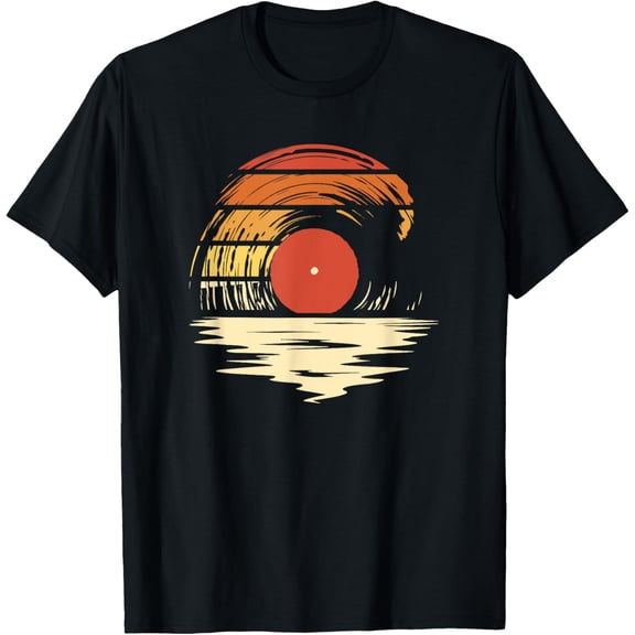 Retro Vinyl Lp Record - Disc Vintage Vinyl T-Shirt