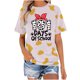 thumbnail image 2 of Fiudx Ropa de Mujer Top de Manga Corta con Cuello Redondo y Estampado de Caballos Regular Sexy de Verano para Mujer, 2 of 5