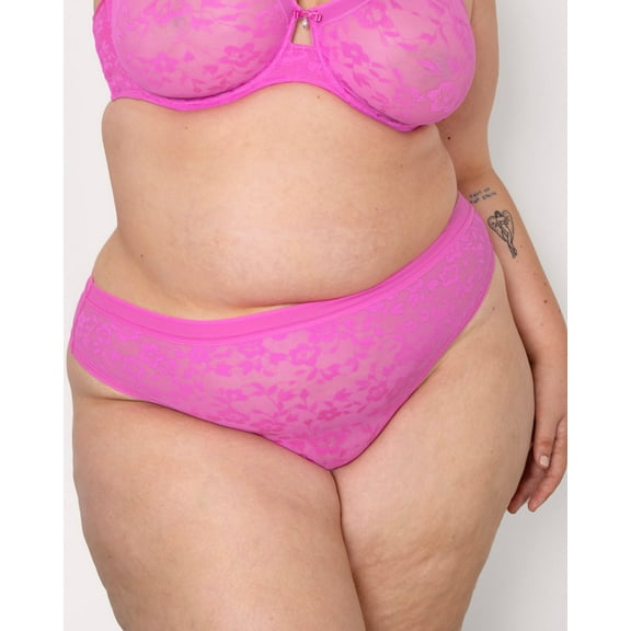 No-Show Lace Thong - Flirt