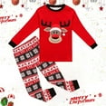 thumbnail image 2 of Gaexia Girl's 2 Piece Outfits Kids Christmas Pajamas Cotton Long Sleeve Matching Holiday Pjs Set Toddler Boys Girls Kids Xmas Jammies, 2 of 3