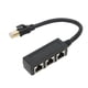thumbnail image 5 of Adaptador Ethernet, Adaptador Ethernet RJ45 Puerto de cable Adaptador Ethernet Adaptador divisor R Características mejoradas, 5 of 8