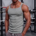 thumbnail image 2 of JTSRKL Ribbed Tank Tops for Men Slim Fit Sleeveless Textured Lightweight Breathable Shirts Stretchy Summer Training Beach Soft Fit Wear Tees, 2 of 9