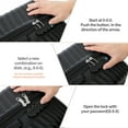 thumbnail image 3 of Rosamo Luggage Sets 3 Piece, HardsideTravel Suitcase with Spinner Wheels 20/24/28" , Carry on Luggage with TSA Lock(Black), 3 of 9