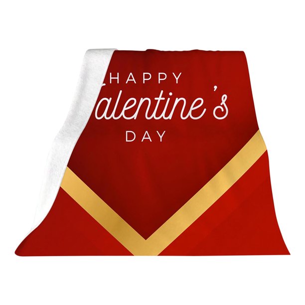 TUWABEII Regalos de San Valentín Manta de franela con amor para el día de San Valentín Manta para la siesta en la oficina Regalos para mujeres