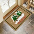 thumbnail image 2 of Vintage Joy Pattern Kitchen Mat Christmas Door Mat Indoor Thanksgiving Floor Mat Kitchen Mat Non Slip Scratch Absorbent Snow Kitchen Mat Door Mat 30" X 17", 2 of 6