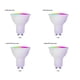 thumbnail image 2 of Cateissary Graffiti Wifi Smart Light Cup Spotlight Función de memoria Temporizador Configuración Control de grupo GU10 RGB CW Iluminación y accesorios Bluetooth GU10-110V, 2 of 6