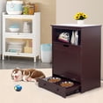 thumbnail image 2 of Pet Feeder Station with Storage,MDFand Waterproof Painted,Dog/Cat Feeder Cabinet, 2 of 10