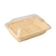 thumbnail image 1 of Cesta de pan,Cestas de pan de imitación de ratán Cestas de mimbre,Cesta de pan tejida con tapa de acrílico,Bandeja de frutas Bandeja de ratán para servir alimentos para la 35cmx25cmx15cm, 1 of 8