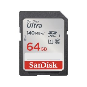 SanDisk 64GB Ultra Class 10 UHS-I SDXC Memory Card (140 MB/s)