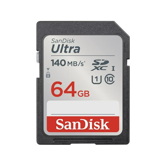 SanDisk 64GB Ultra Class 10 UHS-I SDXC Memory Card (140 MB/s)