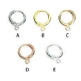 thumbnail image 2 of Copper Earring Finding Clasp Pendant Dangling Earrings Components Jewelry Decorative Fitting Components Hook Jewelry Handmade Accessory for Professional 14K Gold, 2 of 9