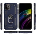 thumbnail image 7 of CoverON Apple iPhone 12 Mini Ring Case, Kickstand Rugged Phone Cover Magnetic Car Mount Compatible - Navy Blue, 7 of 7